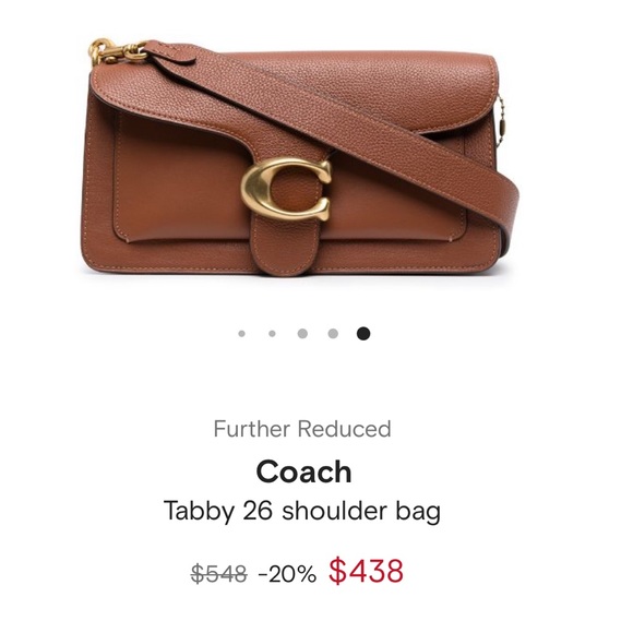 Coach Handbags - Coach Tabby 26 handbag cognac